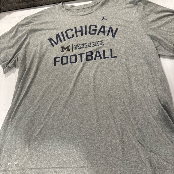 2/$20 Jordan Dri-FIT Michigan Wolverines Football T-Shirt - Picture 2 of 3